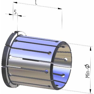 Röhm, Zubehör Maschine, Spannhülse Min. Ø 25,2 Ausführung R - Normalausführung Röhm, Zubehör Maschine, Spannhülse Min. Ø 25,2 Ausführung R - Normalausführung