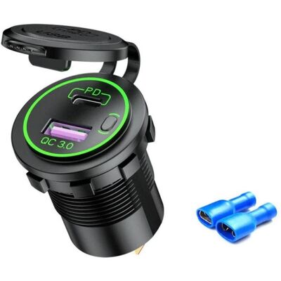 Swaytronic, Zubehör Stromerzeuger, QC 3.0 USB Buchse (Solarstecker) Swaytronic, Zubehör Stromerzeuger, QC 3.0 USB Buchse (Solarstecker)