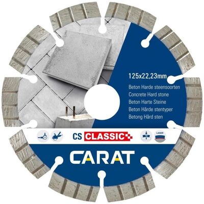 Carat, Sägeblatt, Cirkelzaagblad beton Ø 125x22,23 mm CSC Carat, Sägeblatt, Cirkelzaagblad beton Ø 125x22,23 mm CSC