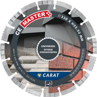 Carat, Sägeblatt, CEM1403000 Diamanttrennscheibe Universal CE-Master 140 x 22,23 Carat, Sägeblatt, CEM1403000 Diamanttrennscheibe Universal CE-Master 140 x 22,23