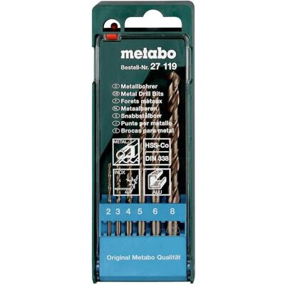Metabo 627119000 Präzisions-Co-Borerset - Stahl, 6 stück Metabo 627119000 Präzisions-Co-Borerset - Stahl, 6 stück
