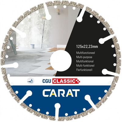 Carat, Sägeblatt, CGUC125300 Mehrzweck-Diamantsägeblatt 125 x 22,23 mm CGU Classic Carat, Sägeblatt, CGUC125300 Mehrzweck-Diamantsägeblatt 125 x 22,23 mm CGU Classic