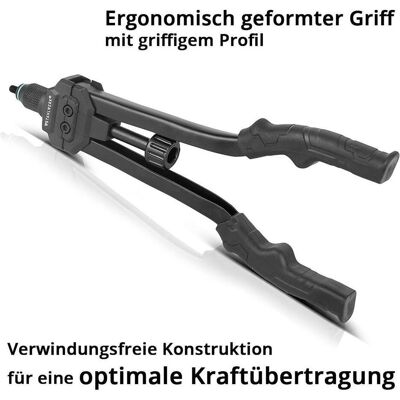 Stahlwerk, Zange, Blindnietzangen-Set (420 mm) Stahlwerk, Zange, Blindnietzangen-Set (420 mm)