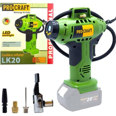 Procraft LK20 Kompressor 20V - 12 L/min, 11 bar Procraft LK20 Kompressor 20V - 12 L/min, 11 bar