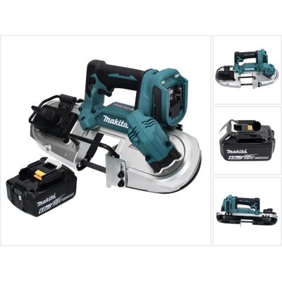 Makita, Dekupiersäge + Bandsäge, DPB 183 G1 Akku Bandsäge 18 V 66 mm Brushless + 1x Akku 6,0 Ah - ohne Ladegerät (Bandsäge) Makita, Dekupiersäge + Bandsäge, DPB 183 G1 Akku Bandsäge 18 V 66 mm Brushless + 1x Akku 6,0 Ah - ohne Ladegerät (Bandsäge)