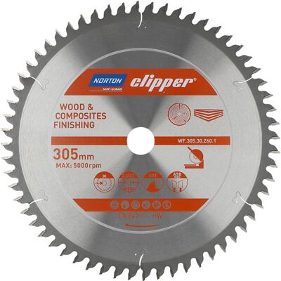 Norton - Kreissägeblatt 305mm - Holz & Verbundstoffe Norton - Kreissägeblatt 305mm - Holz & Verbundstoffe