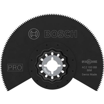 Bosch Professional Zubehör, Sägeblatt, PRO ACZ 100 BB Blatt für Multifunktionswerkzeuge, 100 mm Bosch Professional Zubehör, Sägeblatt, PRO ACZ 100 BB Blatt für Multifunktionswerkzeuge, 100 mm
