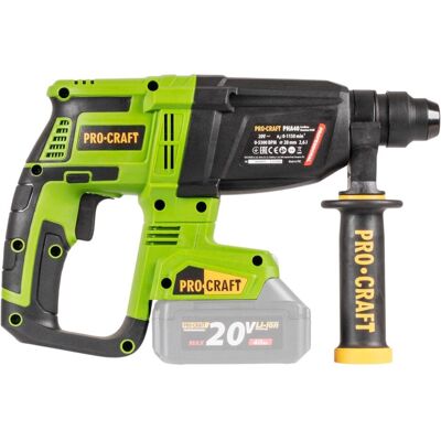 Procraft, Bohrmaschine + Akkuschrauber, PHA40bb-c Akku Bohrhammer 20 V 2,6 J SDS plus Brushless + Koffer - ohne Akku, ohne (Bohrmaschine, Schlagbohrmaschine) Procraft, Bohrmaschine + Akkuschrauber, PHA40bb-c Akku Bohrhammer 20 V 2,6 J SDS plus Brushless + Koffer - ohne Akku, ohne (Bohrmaschine, Schlagbohrmaschine)