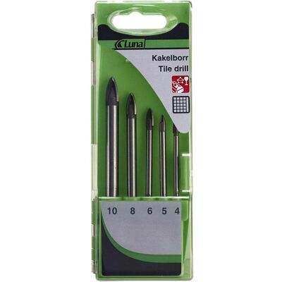 Shots, Bohrereinsatz, drill Set of tile drills with 4 cutting carbide tips - 232180109 (10 Millimeter, 4 Millimeter) Shots, Bohrereinsatz, drill Set of tile drills with 4 cutting carbide tips - 232180109 (10 Millimeter, 4 Millimeter)