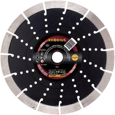 Rhodius, Sägeblatt, Diamanttrennscheibe gerade LD410 SPEED Ø 230 x 17,0 x 2,8 x 22,23mm Rhodius, Sägeblatt, Diamanttrennscheibe gerade LD410 SPEED Ø 230 x 17,0 x 2,8 x 22,23mm