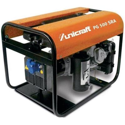 Unicraft, Stromgenerator, Stromerzeuger PG 500 SRA 3,9 kVA4,6 kVA Benzin (3900 W, 11 l) Unicraft, Stromgenerator, Stromerzeuger PG 500 SRA 3,9 kVA4,6 kVA Benzin (3900 W, 11 l)