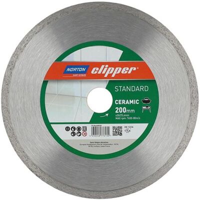 Symantec Norton, Sägeblatt, Diamanttrennscheibe 200mm STANDARD Ceramic Symantec Norton, Sägeblatt, Diamanttrennscheibe 200mm STANDARD Ceramic