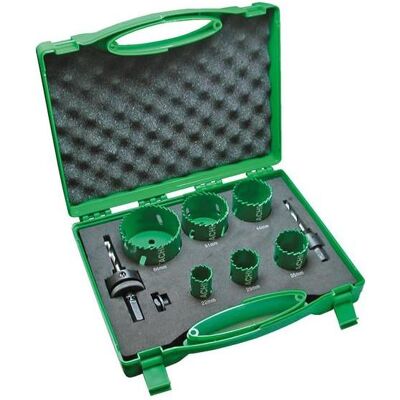 Hikoki 752172 Elektriker-Kofferset mit Bi-Metall-Bohrkronen Hikoki 752172 Elektriker-Kofferset mit Bi-Metall-Bohrkronen
