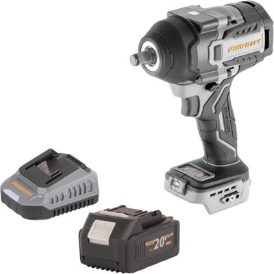 Procraft, Bohrmaschine + Akkuschrauber, Industrial IW850A-BB Akku Schlagschrauber 20 V 850 Nm 1/2 Brushless + 1x Akku 4,0 Ah + (Schlagschrauber) Procraft, Bohrmaschine + Akkuschrauber, Industrial IW850A-BB Akku Schlagschrauber 20 V 850 Nm 1/2 Brushless + 1x Akku 4,0 Ah + (Schlagschrauber)