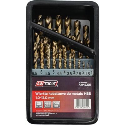 No Name AW Wiertło Metal Kobalt Kpl.25Szt - Bohrer No Name AW Wiertło Metal Kobalt Kpl.25Szt - Bohrer