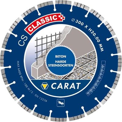 Carat, Sägeblatt, CSC3002000 Diamanttrennscheibe Beton CS Classic 300 x 20 mm Carat, Sägeblatt, CSC3002000 Diamanttrennscheibe Beton CS Classic 300 x 20 mm