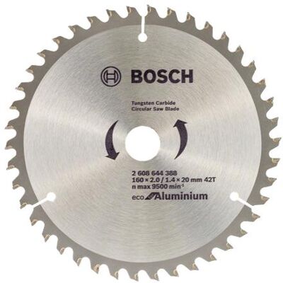 Bosch Kreissägeblatt - 160mm, 42 Zähne, Aluminium, Frankreich - Schneidwerkzeug Bosch Kreissägeblatt - 160mm, 42 Zähne, Aluminium, Frankreich - Schneidwerkzeug