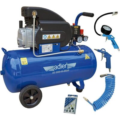Adler Kompressor AD 2050-50-8bar - 50L, 8 Bar, Zubehörset Adler Kompressor AD 2050-50-8bar - 50L, 8 Bar, Zubehörset