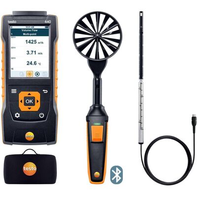 Testo, Detektor, 440 Anemometer +1370/+150°C max.Temp. versch.Messparam. Testo, Detektor, 440 Anemometer +1370/+150°C max.Temp. versch.Messparam.