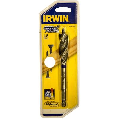 IRWIN Blue Groove Wood Power Bit 18mm - Power Bit IRWIN Blue Groove Wood Power Bit 18mm - Power Bit