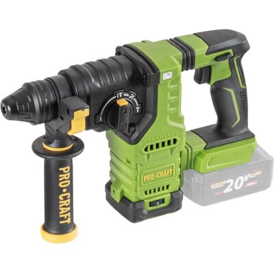 Procraft, Bohrmaschine + Akkuschrauber, PHA30bb Akku Bohrhammer 20 V 2,8 J SDS plus Brushless + 1x Akku 2,0 Ah - ohne Ladegerät Procraft, Bohrmaschine + Akkuschrauber, PHA30bb Akku Bohrhammer 20 V 2,8 J SDS plus Brushless + 1x Akku 2,0 Ah - ohne Ladegerät