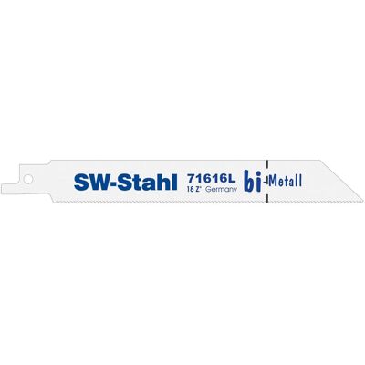 SW-Stahl, Sägeblatt, 71616L Säbelsägeblatt SW-Stahl, Sägeblatt, 71616L Säbelsägeblatt