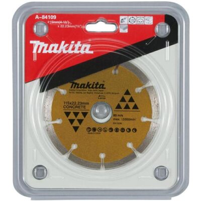 Makita A-84115 - 115x22,23mm Diamantkreissägeblatt für Beton Makita A-84115 - 115x22,23mm Diamantkreissägeblatt für Beton