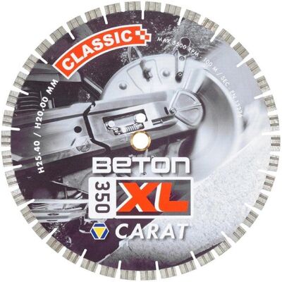 Carat CSCXL35042 Diamantzaagblad - 350x25,40/20mm - Beton Carat CSCXL35042 Diamantzaagblad - 350x25,40/20mm - Beton