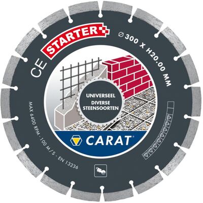 Carat CES4004000 Diamantzaagblad - Universell Trockensåg 400mm Carat CES4004000 Diamantzaagblad - Universell Trockensåg 400mm