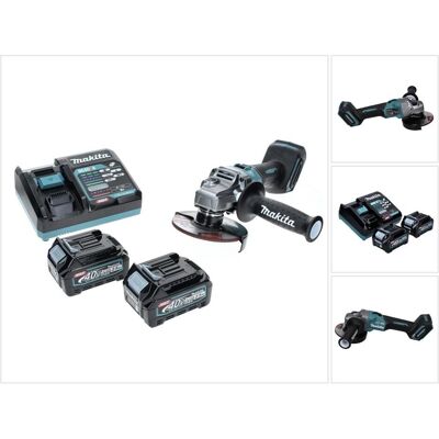 Makita, Winkelschleifer, GA 005 GD2 Akku Winkelschleifer 40 V max. 125 mm Brushless XGT + 2x Akku 2,5 Ah + Ladegerät (125 mm) Makita, Winkelschleifer, GA 005 GD2 Akku Winkelschleifer 40 V max. 125 mm Brushless XGT + 2x Akku 2,5 Ah + Ladegerät (125 mm)