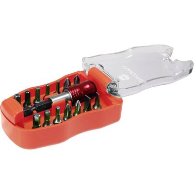 TOOLCRAFT TO-6623460 Kompakter Bit-Set - S2 Stahl, 15 Stück TOOLCRAFT TO-6623460 Kompakter Bit-Set - S2 Stahl, 15 Stück