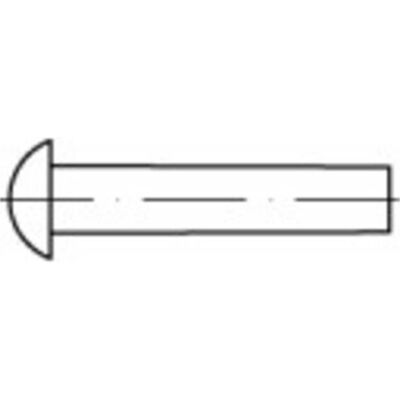 TOOLCRAFT 112206 Rivet - Stahl 7x12mm - 250 Stk TOOLCRAFT 112206 Rivet - Stahl 7x12mm - 250 Stk