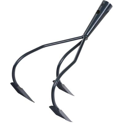Siena Garden, Gartenhandwerkzeug, Kultivator 3 Zinken 15 cm ohne Stiel 28 mm Dülle anthrazit Siena Garden, Gartenhandwerkzeug, Kultivator 3 Zinken 15 cm ohne Stiel 28 mm Dülle anthrazit