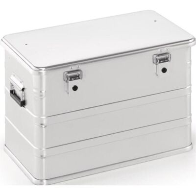 HP Autozubehör, Lagerbehälter, Aluminiumbox L582xB385xH397mm 76 l mit Klapphebelverschlüssen mit Bohrungen HP Autozubehör, Lagerbehälter, Aluminiumbox L582xB385xH397mm 76 l mit Klapphebelverschlüssen mit Bohrungen