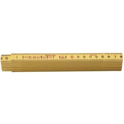Hultafors, Längenmesswerkzeug, Tommestok 2m 12led gelb, aus glasfaserverstärktem Polyamid, 15mm breit, mit mm auf beiden (2 m) Hultafors, Längenmesswerkzeug, Tommestok 2m 12led gelb, aus glasfaserverstärktem Polyamid, 15mm breit, mit mm auf beiden (2 m)
