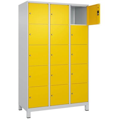 C+P, Werkstattschrank, Fächerschrank Classic Plus, 5 Fächer übereinander, Abteilbreite 40 cm, mit Füssen (120 cm, 195 cm) C+P, Werkstattschrank, Fächerschrank Classic Plus, 5 Fächer übereinander, Abteilbreite 40 cm, mit Füssen (120 cm, 195 cm)