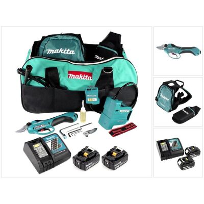 Makita, Gartenschere, DUP 361 RT Akku Rebschere Astschere 36 V ( 2x 18 V ) + 2x Akku 5,0 Ah + Ladegerät + Tasche Makita, Gartenschere, DUP 361 RT Akku Rebschere Astschere 36 V ( 2x 18 V ) + 2x Akku 5,0 Ah + Ladegerät + Tasche