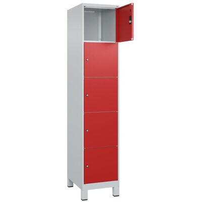 C+P, Werkstattschrank, Fächerschrank Classic Plus, 5 Fächer übereinander, Abteilbreite 40 cm, mit Füssen (40 cm, 195 cm) C+P, Werkstattschrank, Fächerschrank Classic Plus, 5 Fächer übereinander, Abteilbreite 40 cm, mit Füssen (40 cm, 195 cm)