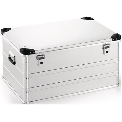 HP Autozubehör, Lagerbehälter, Aluminiumbox L782xB585xH410mm 157 l mit Klappverschluss und Stapelecken HP Autozubehör, Lagerbehälter, Aluminiumbox L782xB585xH410mm 157 l mit Klappverschluss und Stapelecken