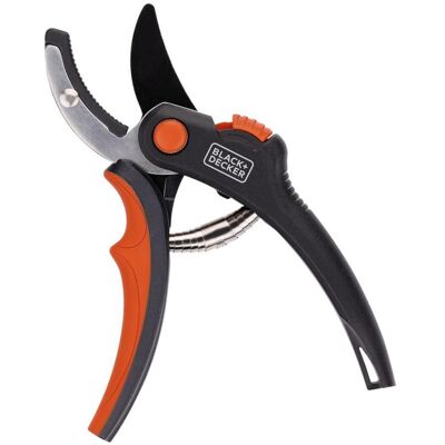 Black & Decker Gartenschere - 14 Ø Cm Stahlklinge - Baumschere Black & Decker Gartenschere - 14 Ø Cm Stahlklinge - Baumschere
