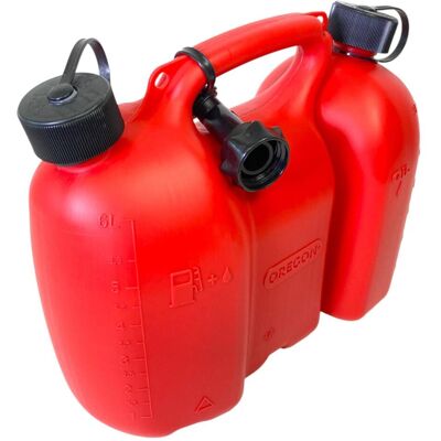 Oregon Garagenausstattung, Doppelkanister Profi, rot, 6/3 L Oregon Garagenausstattung, Doppelkanister Profi, rot, 6/3 L