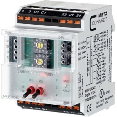 Metz Connect MR-F-DIO4/2 - Modbus RTU E/A Modul Metz Connect MR-F-DIO4/2 - Modbus RTU E/A Modul