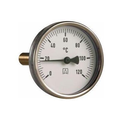 Afriso, Zubehör Sanitärinstallation, BiTh 80 bimetallic thermometer, fi80 mm, 0 ÷ 120 ° C, L 150 mm, G1 Afriso, Zubehör Sanitärinstallation, BiTh 80 bimetallic thermometer, fi80 mm, 0 ÷ 120 ° C, L 150 mm, G1