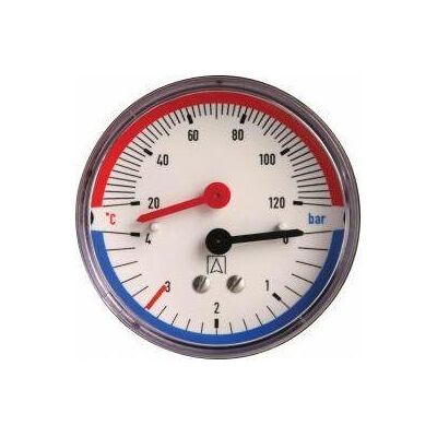Afriso, Zubehör Sanitärinstallation, Thermometer TM 80 ax, fi80 mm, 0 ÷ 6 bar, 20 ÷ 120 ° C, G1 / 4 " ax, class 2.5 (63342) Afriso, Zubehör Sanitärinstallation, Thermometer TM 80 ax, fi80 mm, 0 ÷ 6 bar, 20 ÷ 120 ° C, G1 / 4 " ax, class 2.5 (63342)