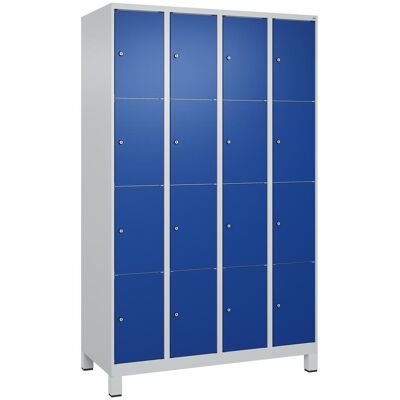C+P, Werkstattschrank, Fächerschrank Classic Plus, 4 Fächer übereinander, Abteilbreite 30 cm, mit Füssen (120 cm, 195 cm) C+P, Werkstattschrank, Fächerschrank Classic Plus, 4 Fächer übereinander, Abteilbreite 30 cm, mit Füssen (120 cm, 195 cm)