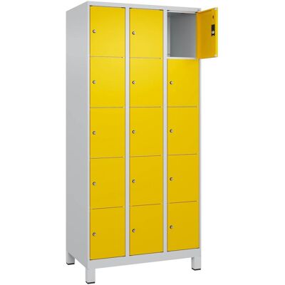C+P, Werkstattschrank, Fächerschrank Classic Plus, 5 Fächer übereinander, Abteilbreite 30 cm, mit Füssen (90 cm, 195 cm) C+P, Werkstattschrank, Fächerschrank Classic Plus, 5 Fächer übereinander, Abteilbreite 30 cm, mit Füssen (90 cm, 195 cm)