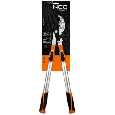 Neo Tools, Gartenschere, Anvil scissors for branches 670 mm, range up to 42 mm, the drive increases the compression force Neo Tools, Gartenschere, Anvil scissors for branches 670 mm, range up to 42 mm, the drive increases the compression force