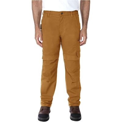Carhartt, Arbeitshose, Robuste braune Arbeitshose aus Stahl (W30/L30) Carhartt, Arbeitshose, Robuste braune Arbeitshose aus Stahl (W30/L30)