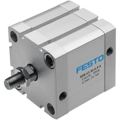 Festo, Fördertechnik, ADN Compact Cyl 40mm Bore 25mm Stroke Festo, Fördertechnik, ADN Compact Cyl 40mm Bore 25mm Stroke