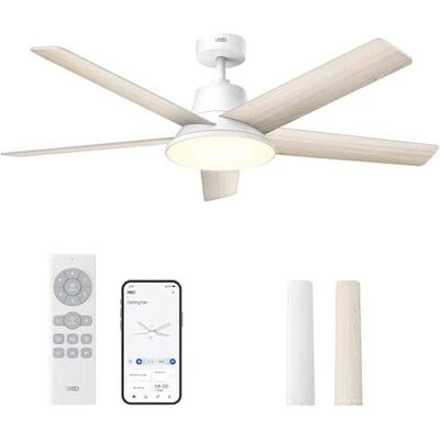 Dreo Ventilatore da Soffitto Intelligente con Luci, Ventilator, Weiss Dreo Ventilatore da Soffitto Intelligente con Luci, Ventilator, Weiss